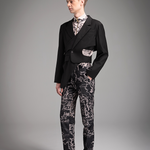 Contemporary Classic Printed Asymmetrical Suit