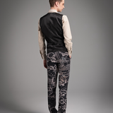 Printed Vest & Trousers Ensemble