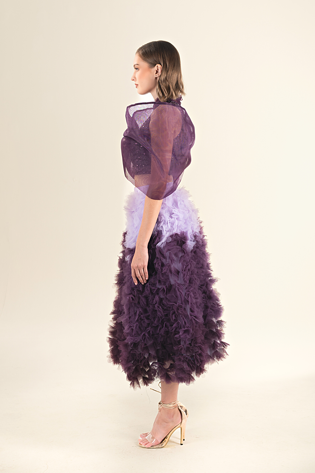 Lavender Luxe Textured Dress