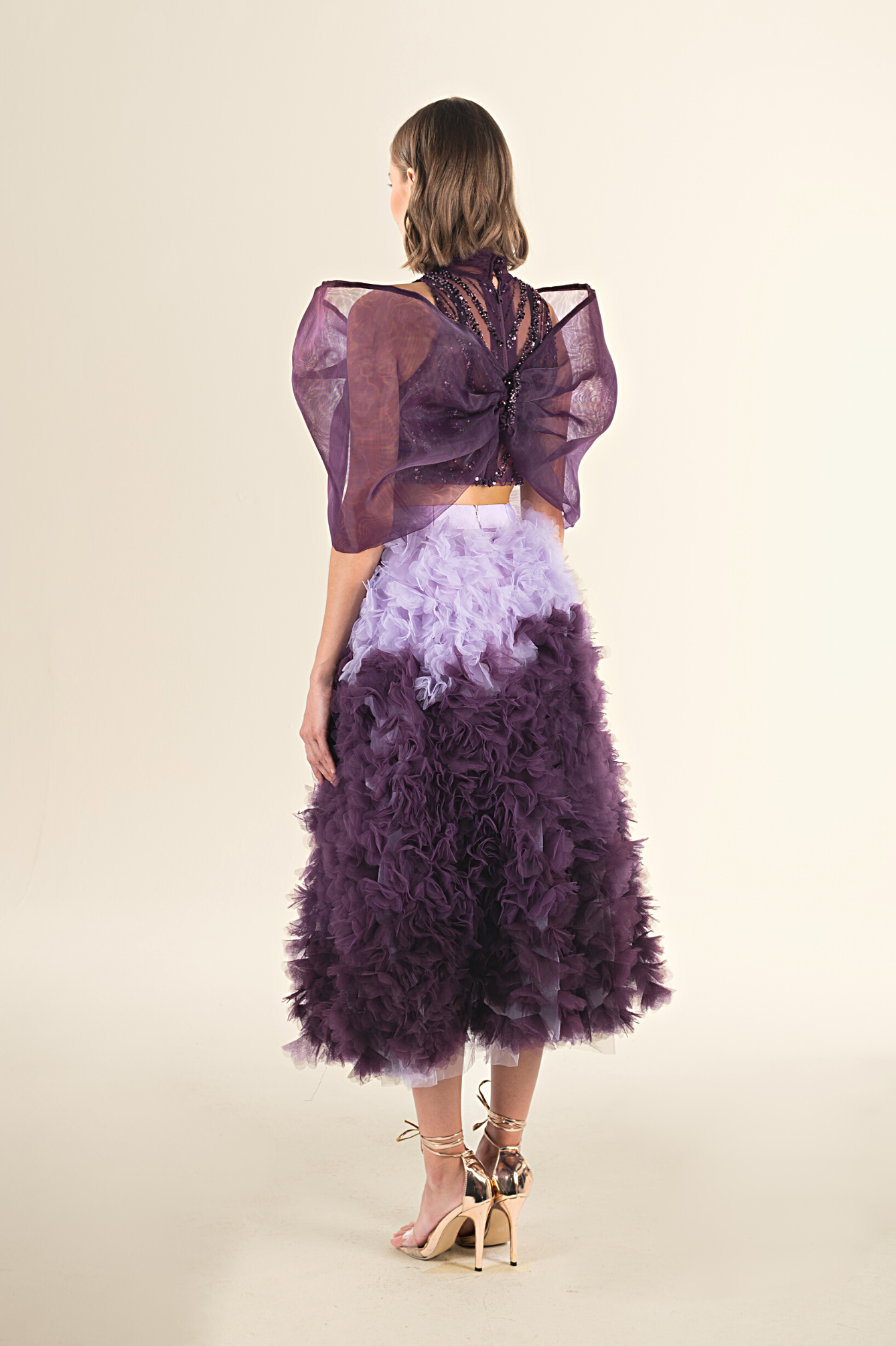 Lavender Luxe Textured Dress