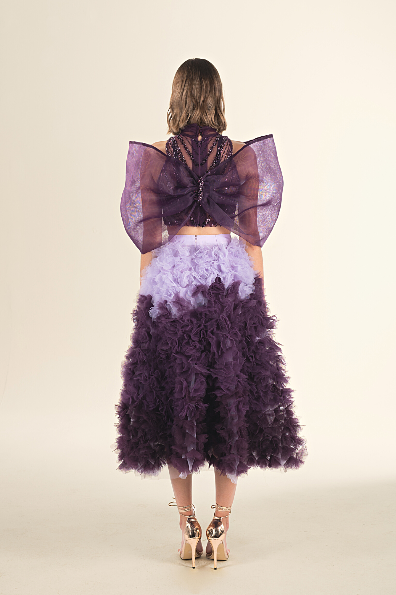 Lavender Luxe Textured Dress