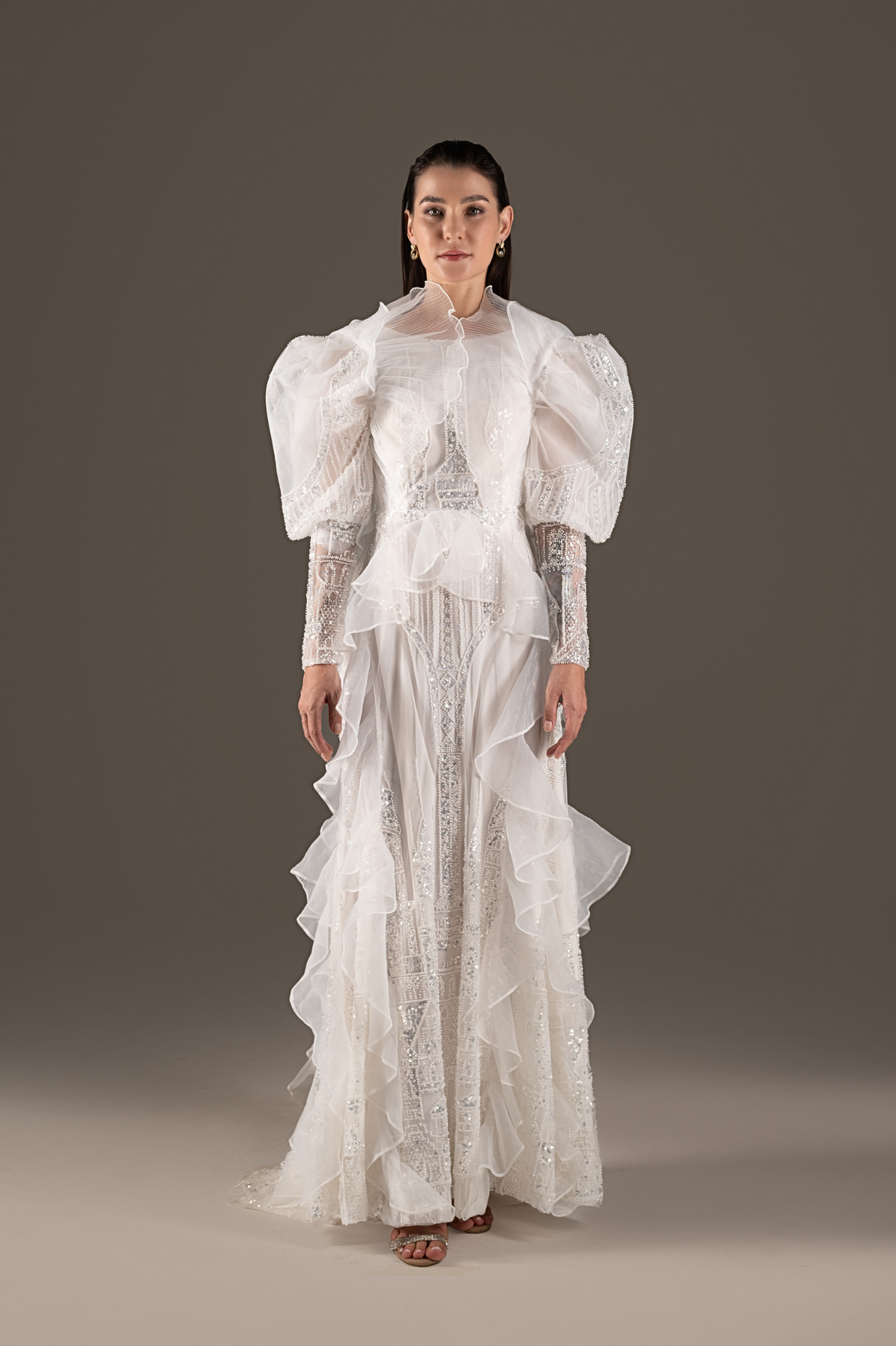 Enchanted Princess Sequin-Embellished Bridal Gown