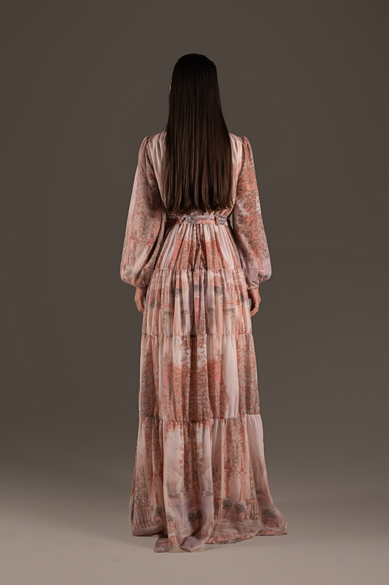 Blush Harmony Layered Gown