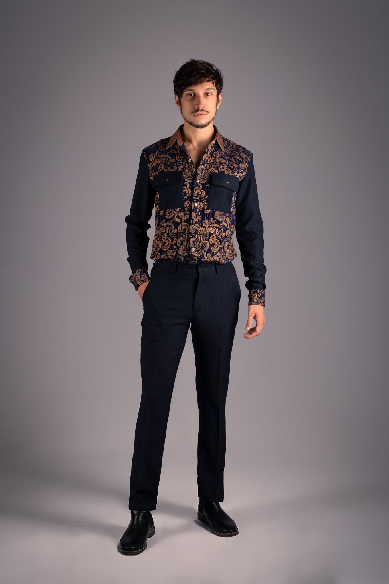 Baroque Tapestry-Inspired Shirt
