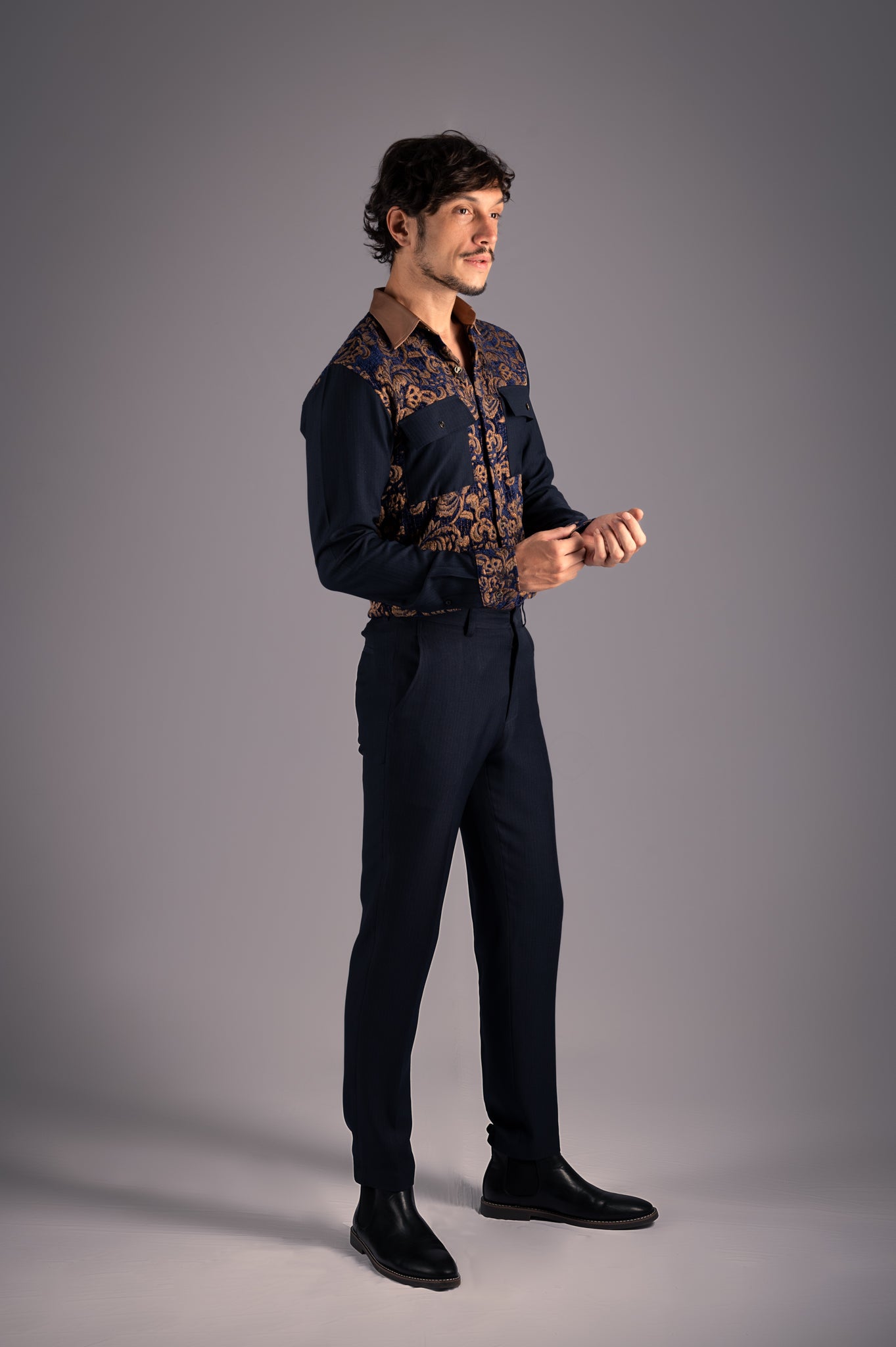 Baroque Tapestry-Inspired Shirt