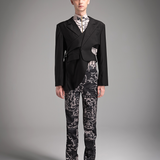 Contemporary Classic Printed Asymmetrical Suit