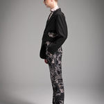 Contemporary Classic Printed Asymmetrical Suit