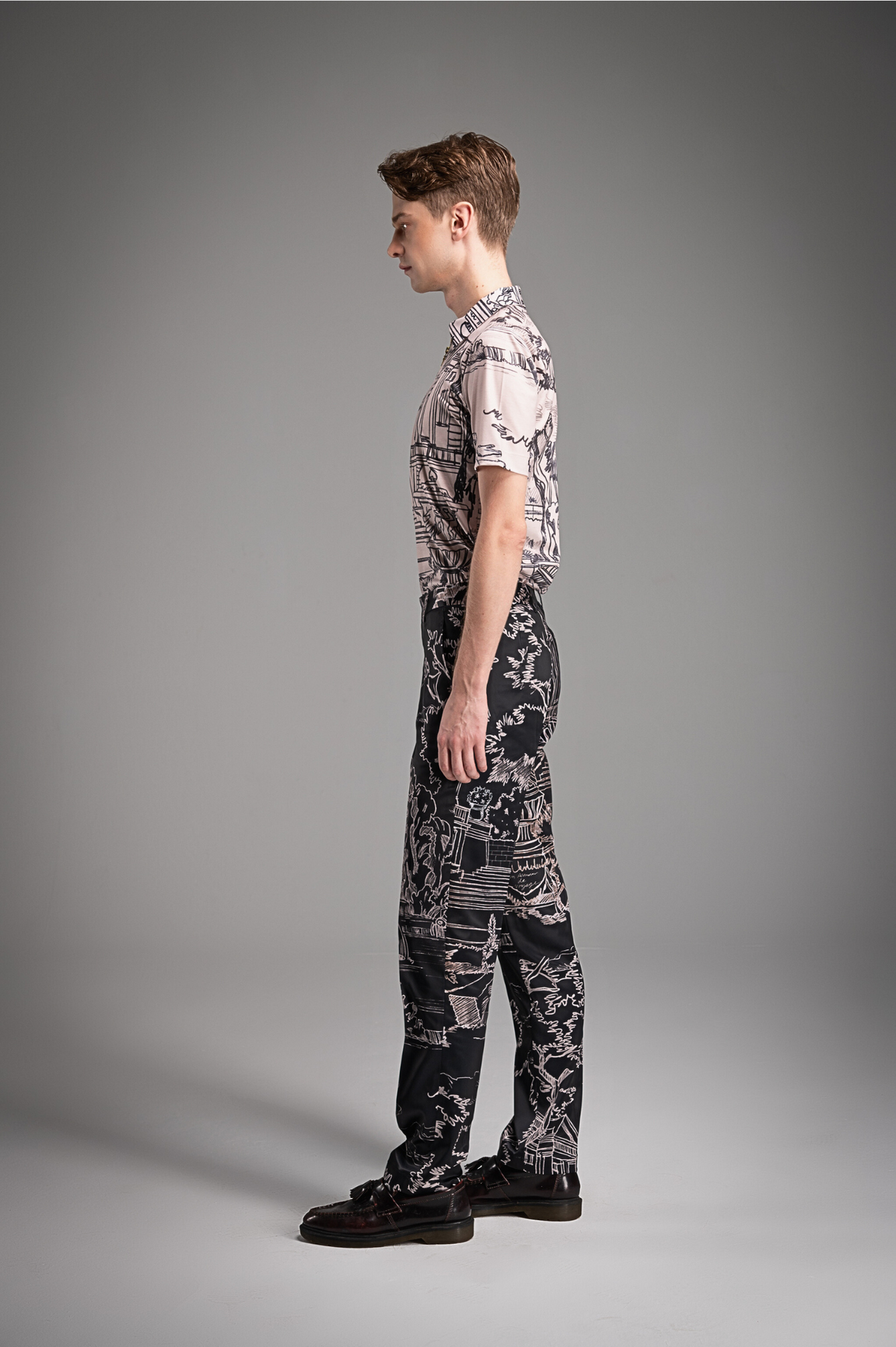 Mystique Iconic Print Short-Sleeved Shirt