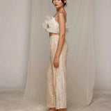 Shimmering Petal Two-Piece Set