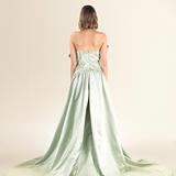 Mint Elegance Embellished Gown