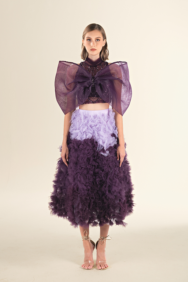 Lavender Luxe Textured Dress