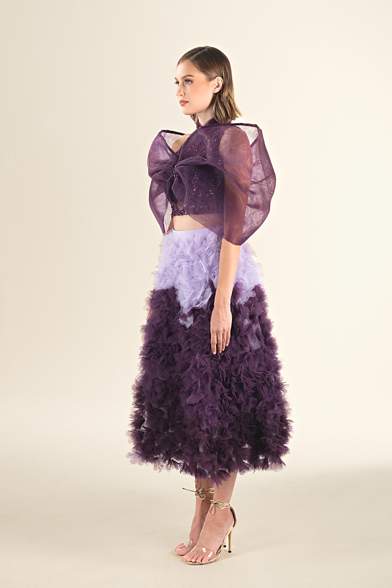 Lavender Luxe Textured Dress