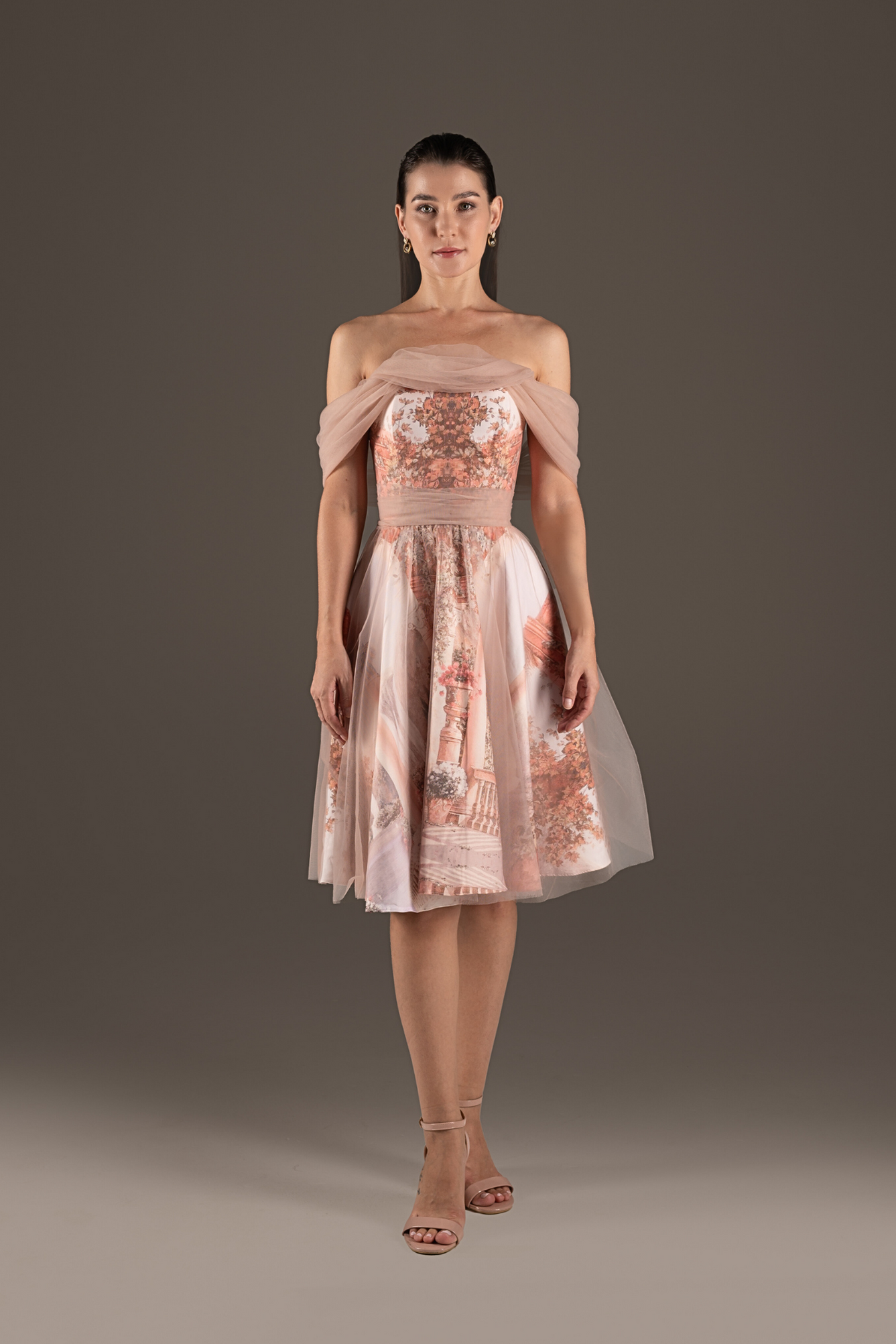 Blush Parisian Dreamscape Tulle Dress