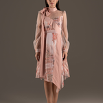 Blush Tulle Overlay Dress