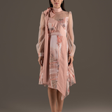Blush Tulle Overlay Dress