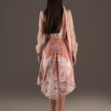 Blush Tulle Overlay Dress