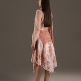 Blush Tulle Overlay Dress