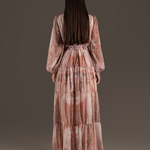 Blush Harmony Layered Gown
