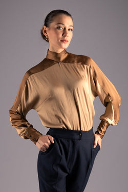 Cross Neck Blouse