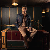 Gilded Urbanity Jacket and Trousers Ensemble