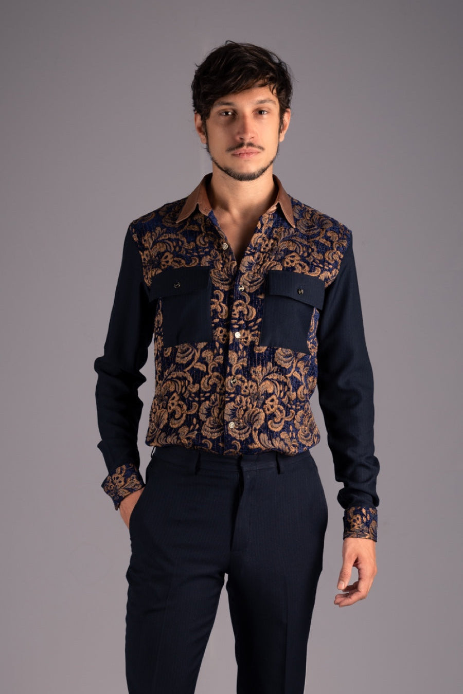 Baroque Tapestry-Inspired Shirt
